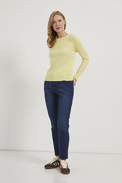 Arma Life Armalife 4690 Bis Collar Sleeve Button Detail Premium Women's Sweater