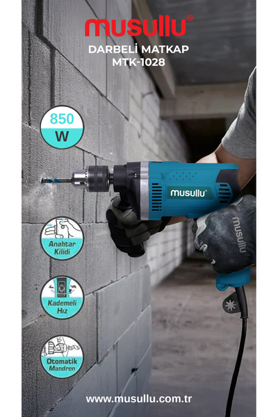 Musullu MTK-1028 ELEKTRİKLİ MATKAP