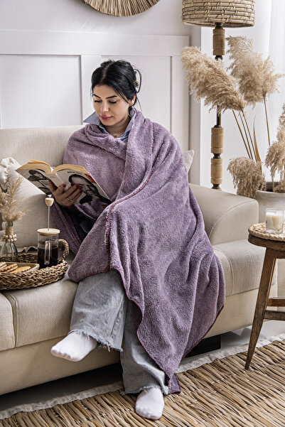 True Home ΚΟΥΒΕΡΤΑ ΤΗΛΕΟΡΑΣΤΙΚΗ WELSOFT ÇOBAN ΡΑΜΜΕΝΗ 110x170cm