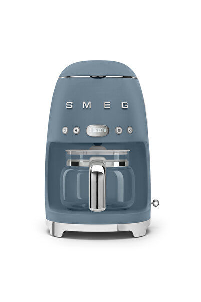 SMEG 50's Style Drip Filter Coffee Machine, Storm Blue Matte