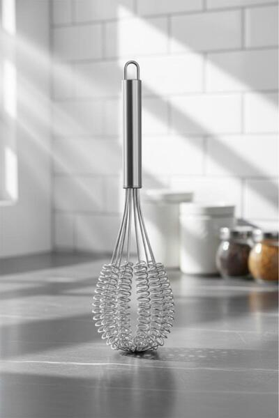 Atbyhome Mien Metal Whisk Set Pastry Cake Whisk Serrated Model