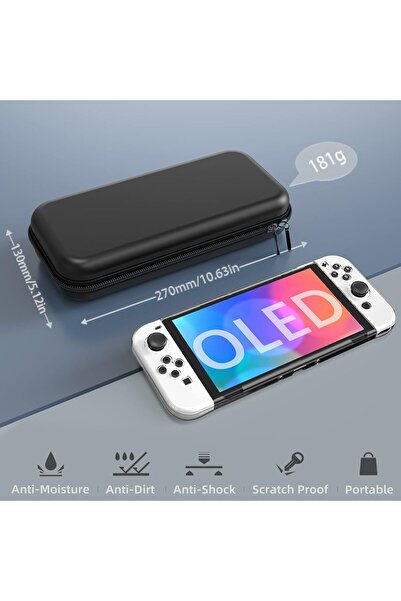 Other Hai Stop Protective Case Compatible with Nintendo Switch OLED (9-in-1 Accessory Kit)