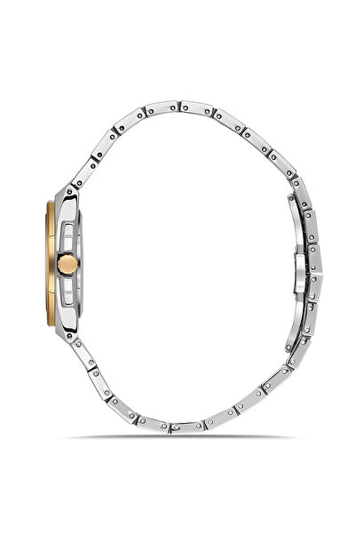 FERRO Sarı ve Gümüş Çelik Kordon Kadın Kol Saati FL43026A-D3 3ATM Su Geçirmez 2 Yıl Garantili