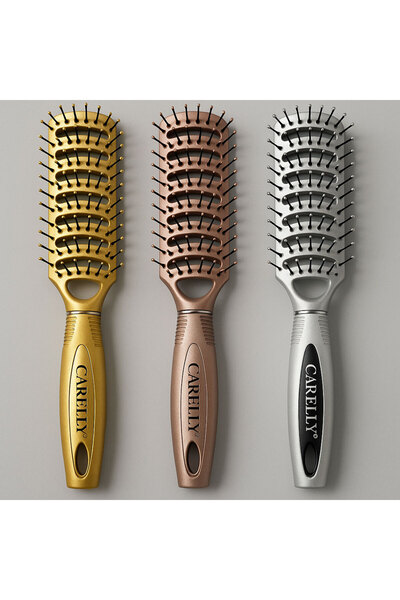 SİHİRLİ AYAKLAR Hair Comb Plastic Non-Damaging Hair Comb Soft Comb Hair Brush Hair Brush 21.5 cm