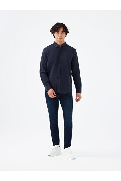 Loft Long Sleeve Men's Shirt Lf2030872 Dark Navy