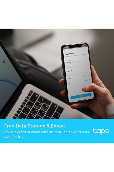 tapo مقياس الرطوبة الرقمي TP-Link T315، جهاز مراقبة درجة الحرارة والرطوبة الذكي | في الوقت الفعلي |