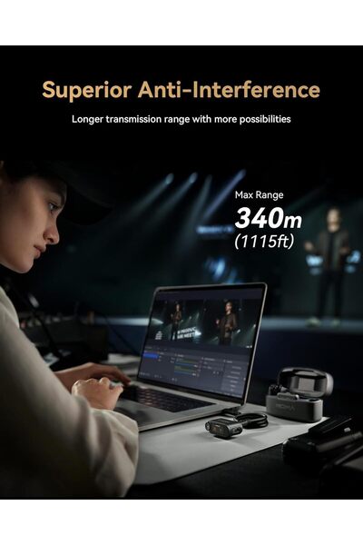 Generic Hollyland LARK MAX 2 Combo, Wireless Lavalier Microphone, AI Noise Cancelling, 32-bit Full-Chain Aud