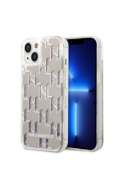 Karl Lagerfeld Carcasă pentru iPhone 14 Plus, cu sclipici lichid - Monogramă ...