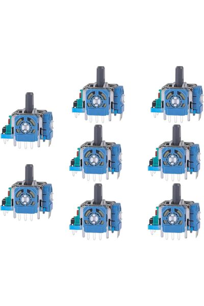 Other عصي تحكم بديلة ثلاثية الأبعاد من EKP EK، مكونة من 8 قطع، لجهاز تحكم PS5...