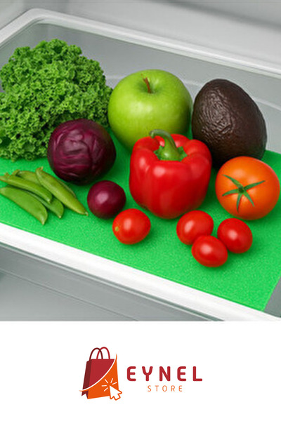 Eynel 3'lü Buzdolabı İçi Meyve Sebzeler İçin Nem Önleyici Ve Küf Koruyucu Mat