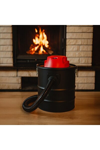 zola Ηλεκτρική σκούπα στάχτης, γάντια και σακούλα ξύλου, 15 l, 1200 W, φίλτρο hepa, λειτουργία φυσήματος, 40 x 25 cm