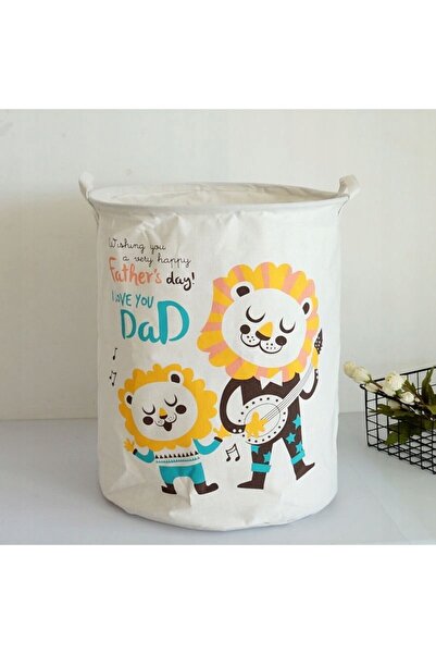 ECARLA Detský organizér na hračky, model leva, 35x45 cm, OR2WZ123