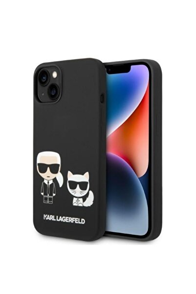 Karl Lagerfeld Carcasă pentru iPhone 14 Plus, silicon MagSafe - Negru