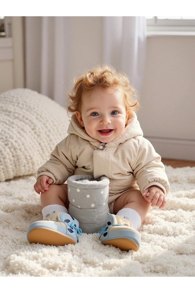 OEM Botosei pufosi de interior pentru bebe, talpa anti-alunecare, 31152-25