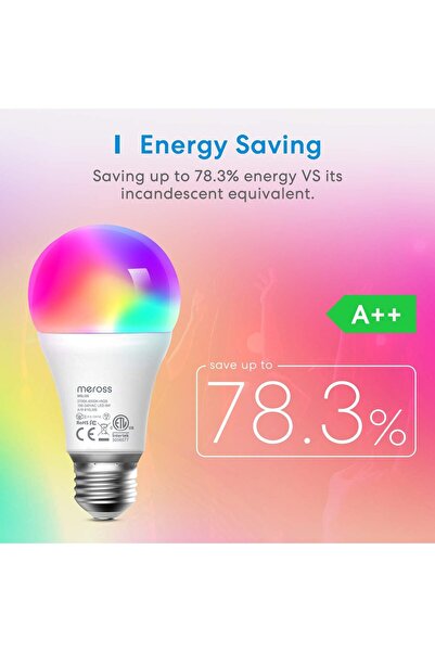 MEROSS MSL120HK(EU) Smart Wi-Fi LED Bulb Works with Apple Homekit