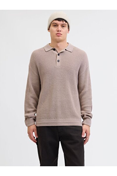 Jack & Jones Gestricktes Polo Einfarbig Gestricktes Polo