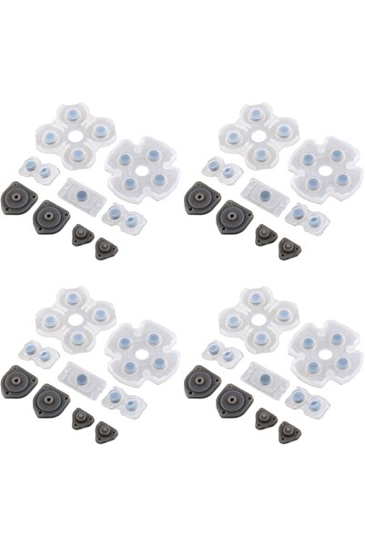 Other وسادات مطاطية موصلة من السيليكون لوحدة تحكم PS4 DualShock 4 (استبدال، 4...