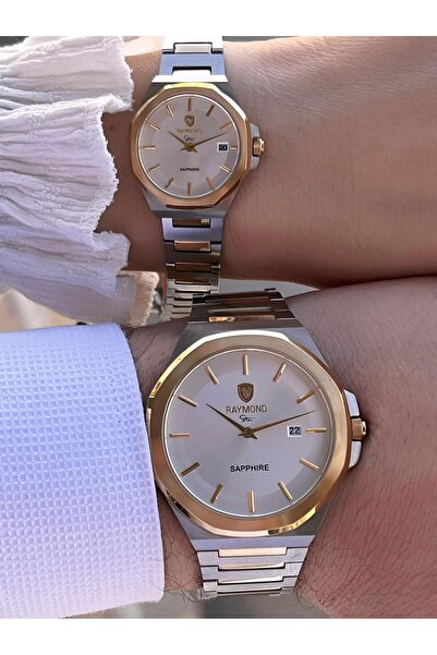 Raymond Special Lover's Combination for Couples 2 Years Warranty 5 Atm Water Resistant Couple Watch Cft.08