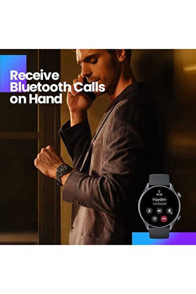 Amazfit GTR 3 Pro Smart Watch 1.45" Ultra HD AMOLED Display 24hrs Health Monitoring 150+ Sports Mode