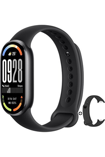 Xiaomi سوار ذكي 10 - عمر بطارية يصل إلى 21 يومًا، شاشة 1.72 بوصة، AMOLED بمعد...