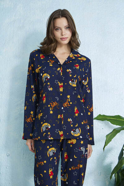 STELLAPİNK Karakterli Ay Yıldız Desenli Bürümcük Pijama Takımı