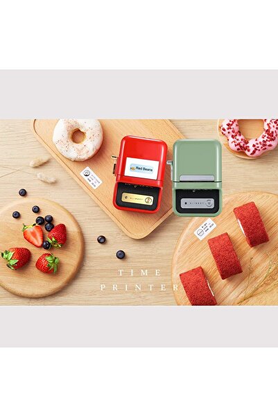 Fipka Goudan Label Printer Portable Wireless BT Thermal Label Maker Sticker Printer