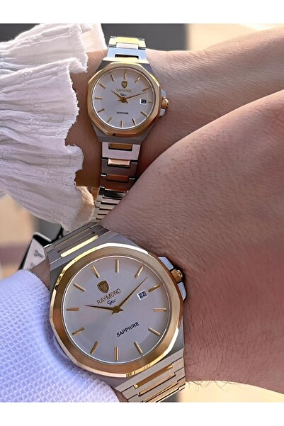 Raymond Special Lover's Combination for Couples 2 Years Warranty 5 Atm Water Resistant Couple Watch Cft.08