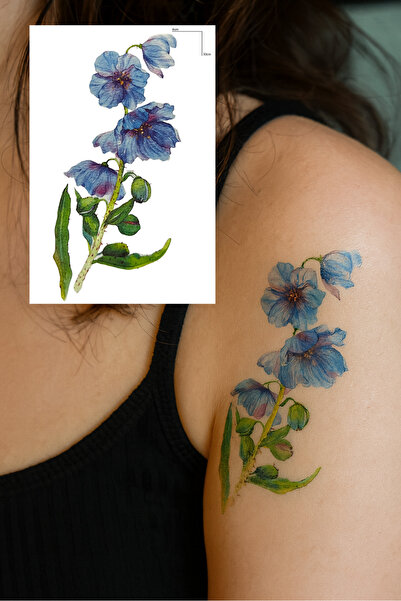 TAKIŞTIR Geçici Çiçek Figürlü Mini Dövme Tattoo