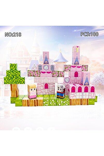 Prime Manyetik Küpler - 3 Boyutlu Mıknatıslı 100 Parça Manyetik Oyuncak Küple...