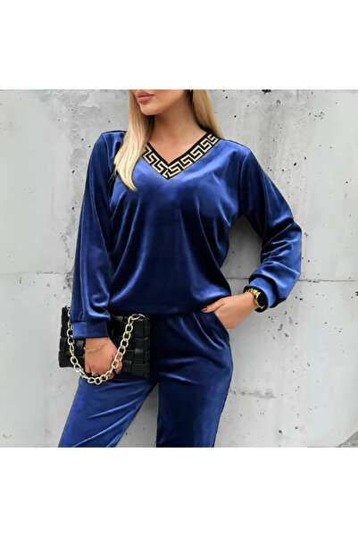 NOVALİA Trening COOL Elegant din două piese cu Detaliu la Decolteu și Croială Modernă