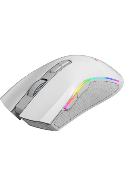 XTRIKE ME ماوس الألعاب السلكي GM-314 WH، باللون الأبيض