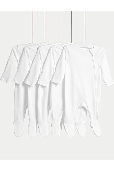 Marks & Spencer 5’li Saf Pamuk Fermuarlı Uyku Tulumu