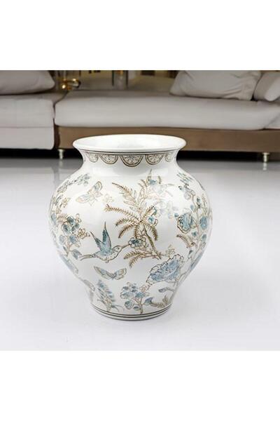 Kosova Porselen Tombul Vazo YAN-11