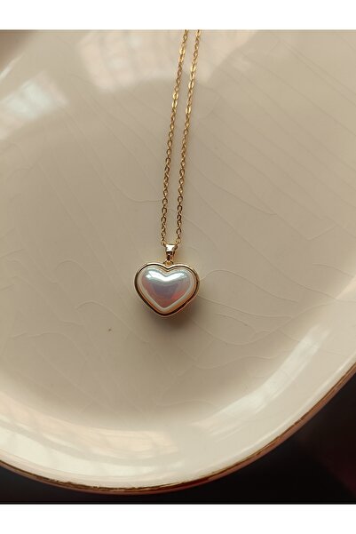Kudi Curved Thin Chain Heart Midelli Gold Color Chain