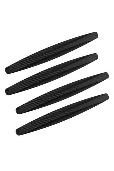 Microcase 4'lü Universal Çizik Önleyici Şerit Araç Koruma Bandı Seti Siyah AL...