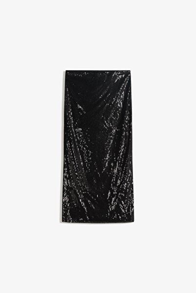 Bershka Midi skirt with sequins