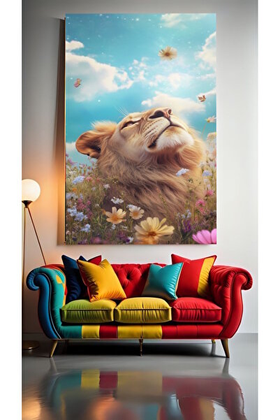 özkacar KING OF PEACE 1 Tablou pe pânză pentru decorarea casei, salonului, sa...