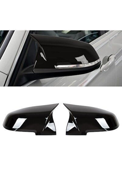 AutoUp Capace Oglinzi Batman BMW F20 F21 F22 F23 F30 F31 F32 F33 F36 - Negru Lucios