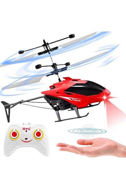 dalimag Remote-Controlled Helicopter, Noonedibs, Motion Sensor, USB Charging, Red/Black