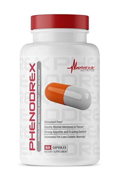 Metabolic Nutrition محلول فينودركس المنشط لإنقاص الوزن الحساس، 60 كبسولة