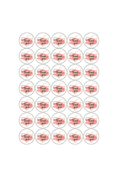 Bimotif 700 pieces of stickers special for packaging, Thank you