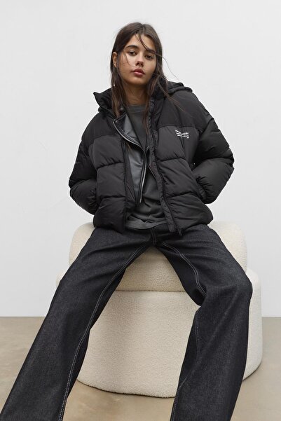 Pull & Bear Logolu şişme mont