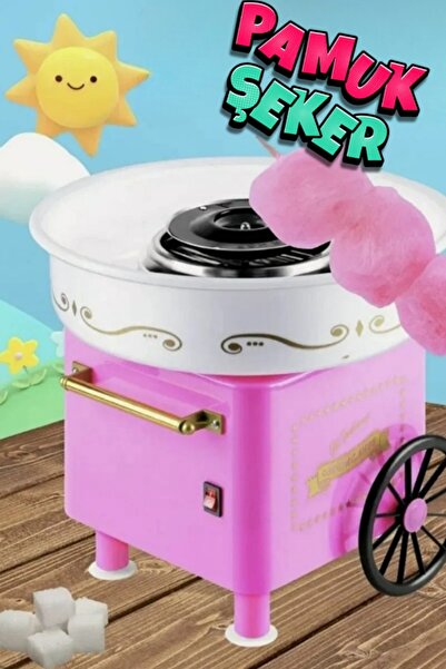 xolo Evde Pamuk Şeker Yapma Makinesi 900W Sade Aromalı Retro Cotton Candy Maker