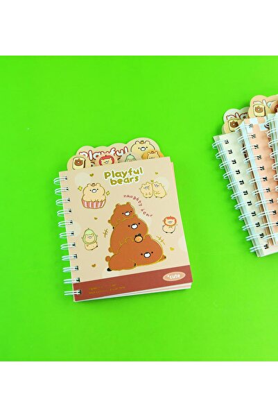 Gift Moda Capybara 4-Compartment Lined Notebook - Bm-1877