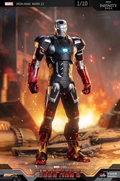 Choice5 دمية أكشن أصلية من ZD Toys لشخصية آيرون مان توني ستارك MK9 MK14 MK12 ...