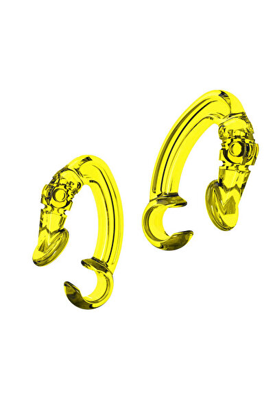 BUTAM BİLİŞİM AirPods Zore Earhook Headphone Holder Bracket - Yellow