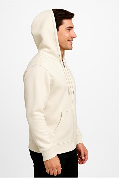 AXXEL Ανδρικό φούτερ με κουκούλα με φερμουάρ- W590