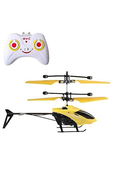 dalimag Toy Helicopter, 2 Channels, Infrared Control, Blue/Red/Yellow, 30cm with Remote and USB Cable
