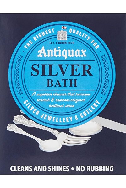 Antiquax Silver Bath, Clear, Set of 3 Pieces
