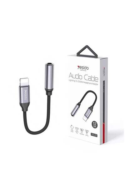 Yesido محول صوت YAU21 من Lightning إلى 3.5 مم